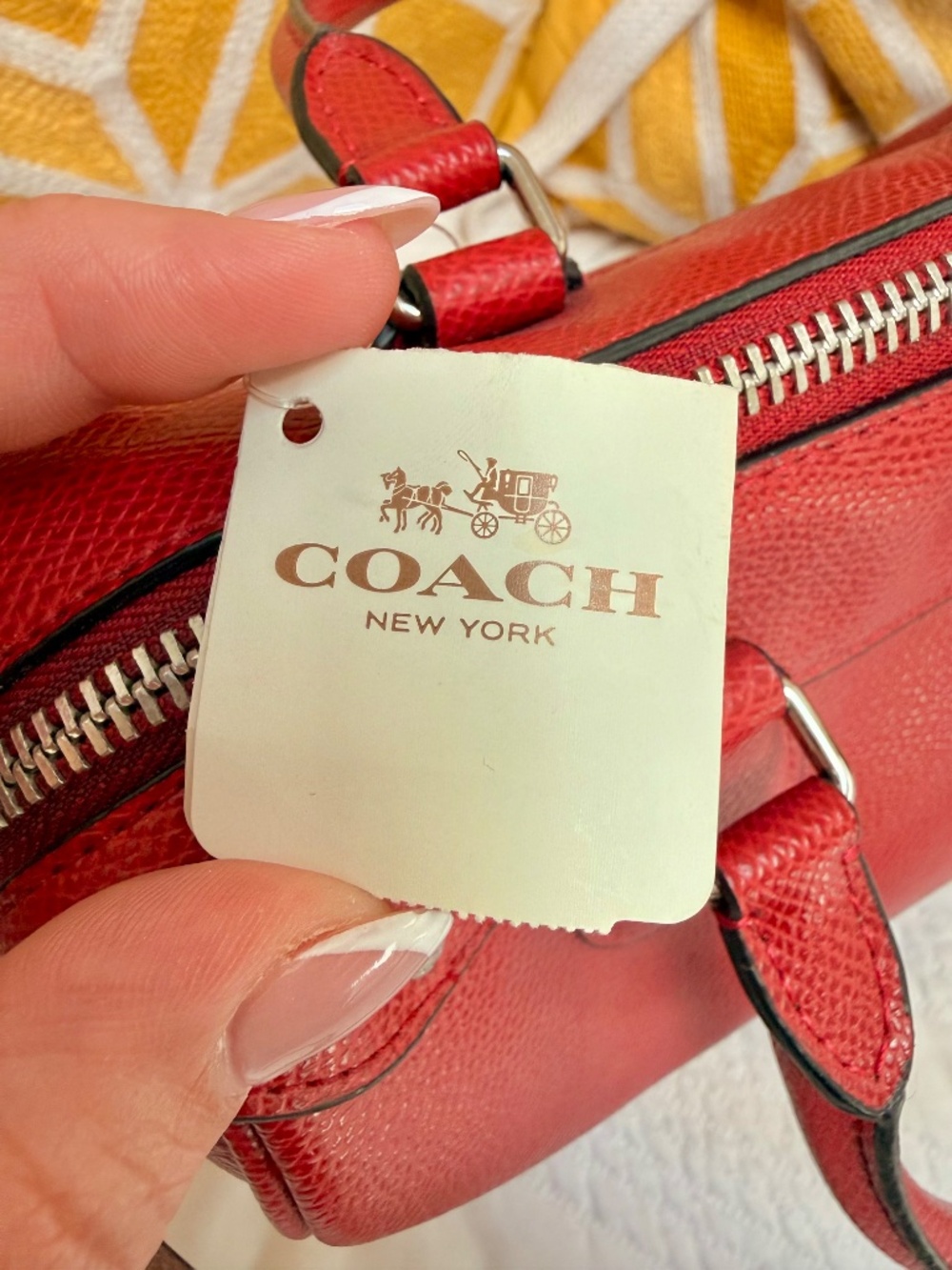 Coach x Snoopy Peanuts Leather Purse Bag Limited Edition brand new RED - Picture 8 of 9